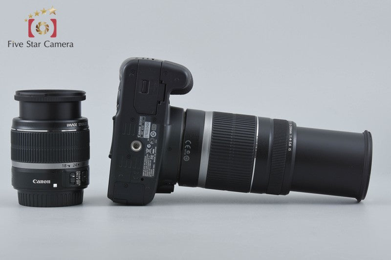 "Count 181" Canon EOS Kiss X2 / Rebel XSi / 450D 12.2MP 18-55 55-250 Lens w/ Box