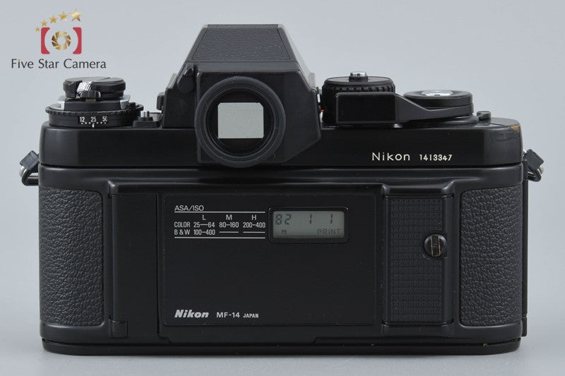 Nikon F3 Eye Level 35mm SLR Film Camera w/ MF-14 Data Back
