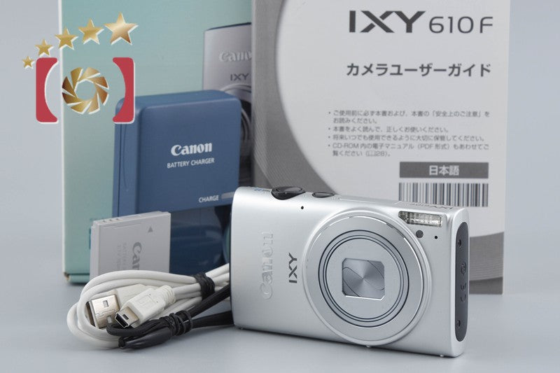 Canon IXY 610F Silver 12.1 MP Digital Camera w/ Box