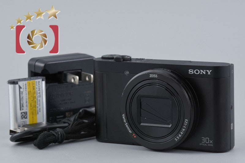 SONY Cyber-shot DSC-WX500 Black 18.2 MP Digital Camera [Multiple Languages]