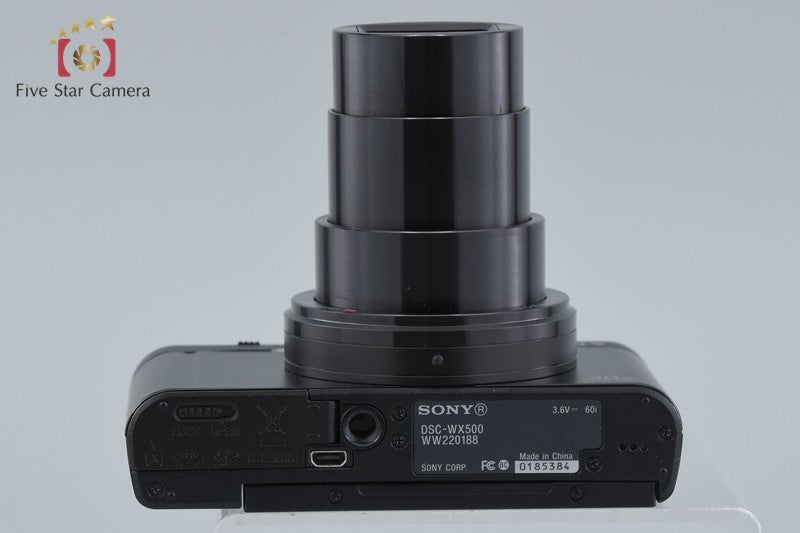 SONY Cyber-shot DSC-WX500 Black 18.2 MP Digital Camera [Multiple Languages]