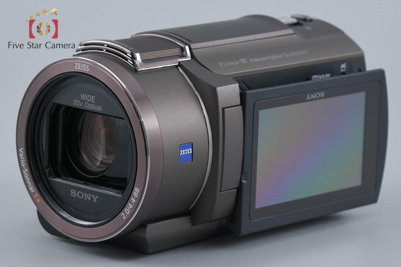 SONY HANDYCAM FDR-AX45 Bronze Brown Digital Camcorder [Multiple Languages]