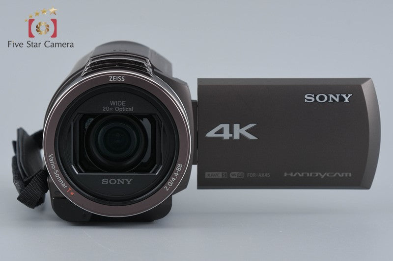 SONY HANDYCAM FDR-AX45 Bronze Brown Digital Camcorder [Multiple Languages]