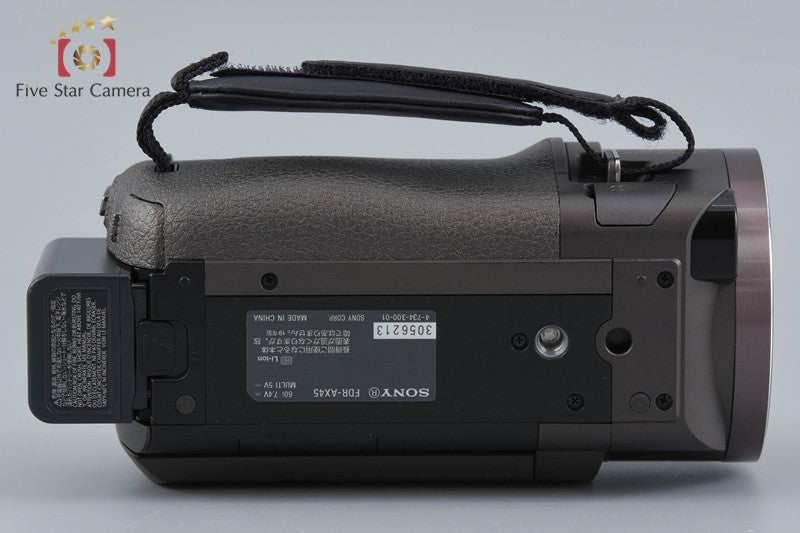 SONY HANDYCAM FDR-AX45 Bronze Brown Digital Camcorder [Multiple Languages]