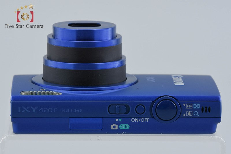 Canon IXY 420F Blue 16.1 MP Digital Camera w/ Box