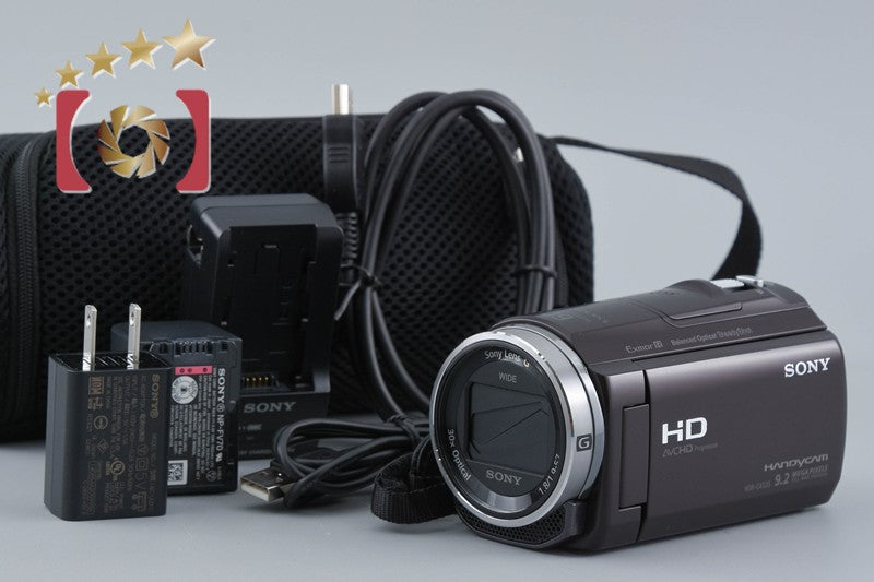 SONY HANDYCAM HDR-CX535 Bordeaux Brown Video Camera [Japanese Language Only]