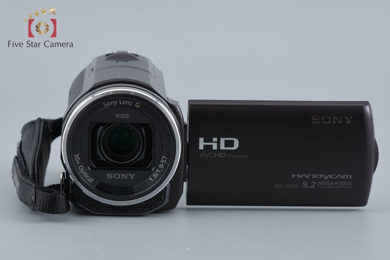 SONY HANDYCAM HDR-CX535 Bordeaux Brown Video Camera [Japanese Language Only]