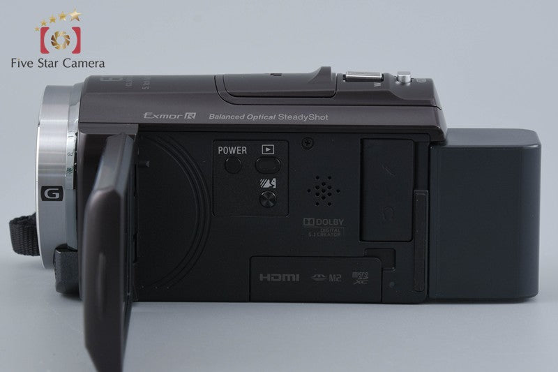 SONY HANDYCAM HDR-CX535 Bordeaux Brown Video Camera [Japanese Language Only]
