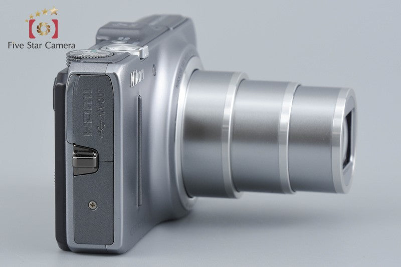 Nikon COOLPIX S9300 Crystal Silver 16.0 MP Digital Camera w/ Box