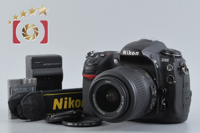 Nikon D300 12.3 MP Digital SLR Camera AF-S DX NIKKOR 18-55 VR Lens