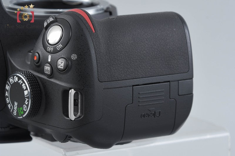 "Shutter count 4,511" Nikon D3200 Black 24.2 MP Digital SLR Camera Body