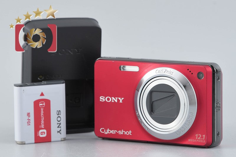 Sony Cyber-Shot DSC-W270 Red 12.1 MP Digital Camera [Japanese Language Only]