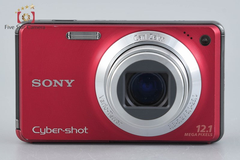 Sony Cyber-Shot DSC-W270 Red 12.1 MP Digital Camera [Japanese Language Only]
