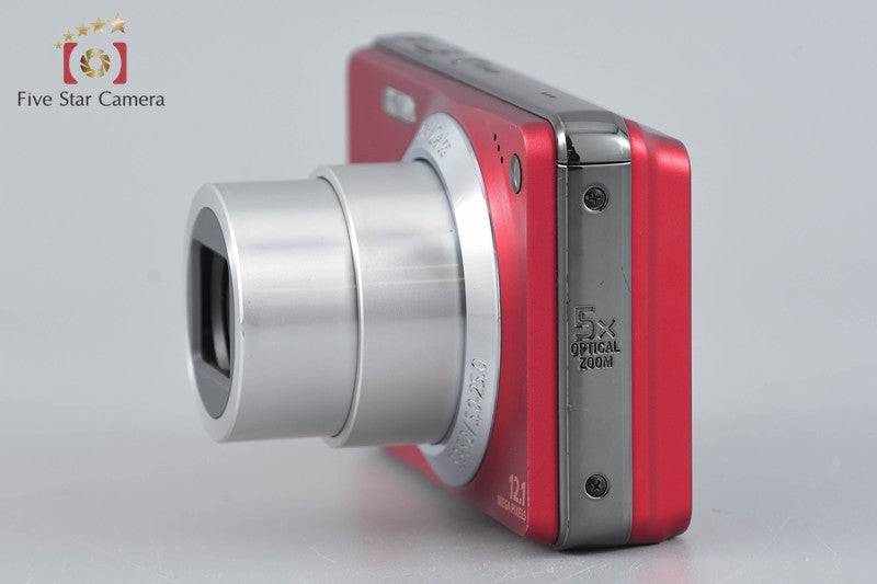 Sony Cyber-Shot DSC-W270 Red 12.1 MP Digital Camera [Japanese Language Only]