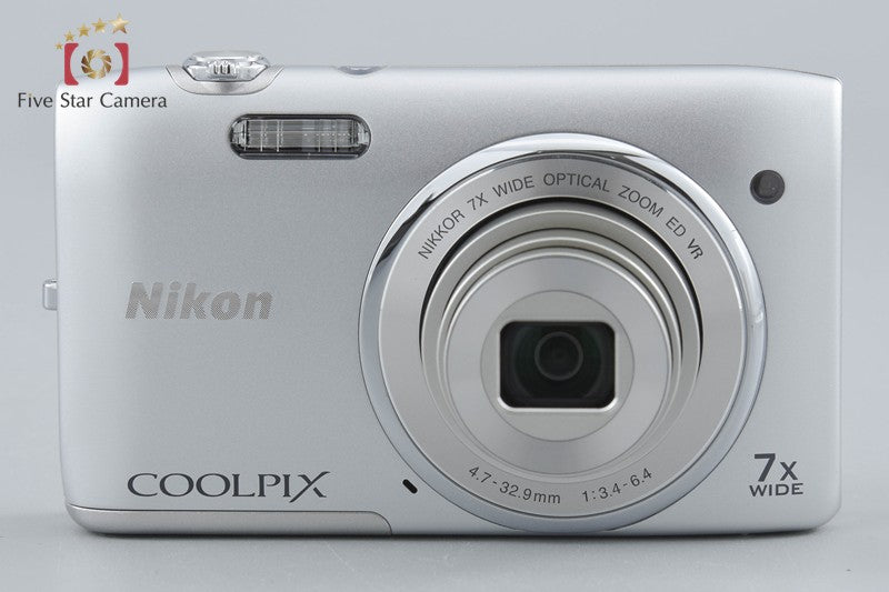 Nikon COOLPIX S3500 Crystal Silver 20.0 MP Digital Camera