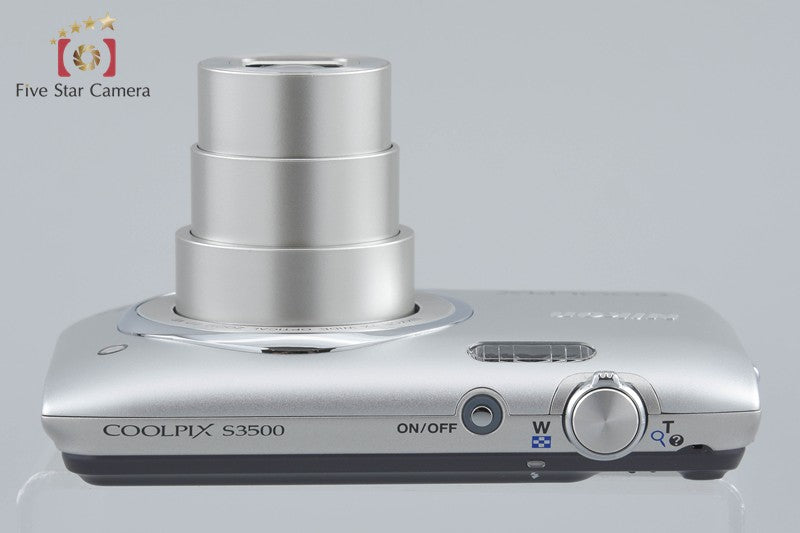 Nikon COOLPIX S3500 Crystal Silver 20.0 MP Digital Camera