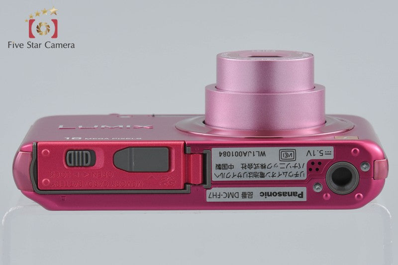 Panasonic LUMIX DMC-FH7 Pink 16.1 MP Digital Camera [Japanese Language Only]