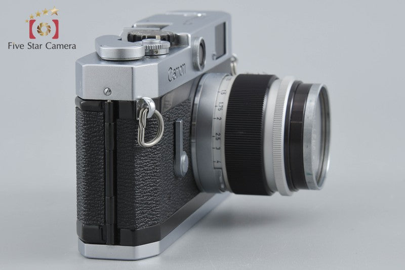 Canon P 35mm Rangefinder Film Camera + 50mm f/1.8