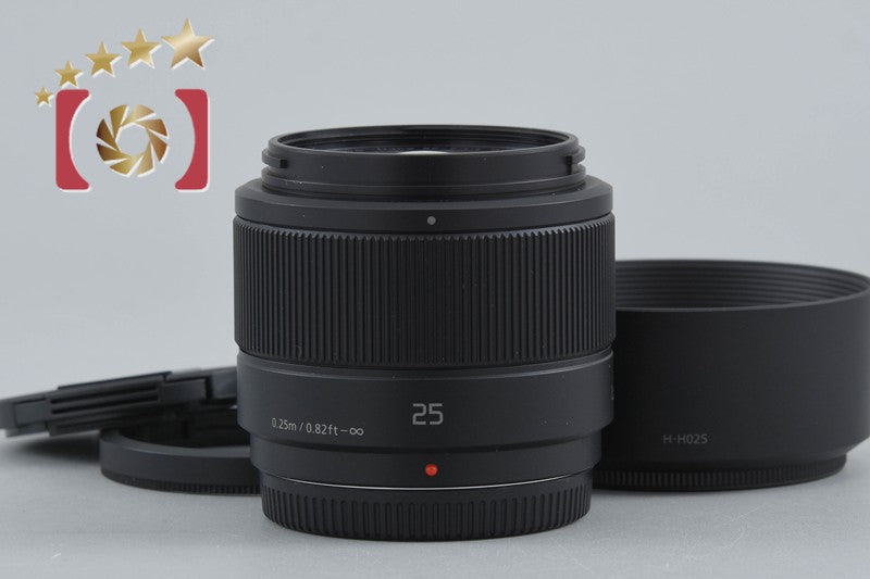 Panasonic LUMIX G 25mm f/1.7 ASPH. H-H025 Black