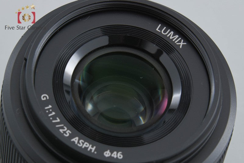 Panasonic LUMIX G 25mm f/1.7 ASPH. H-H025 Black