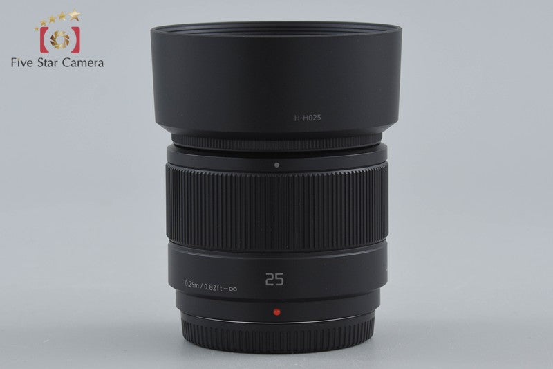 Panasonic LUMIX G 25mm f/1.7 ASPH. H-H025 Black