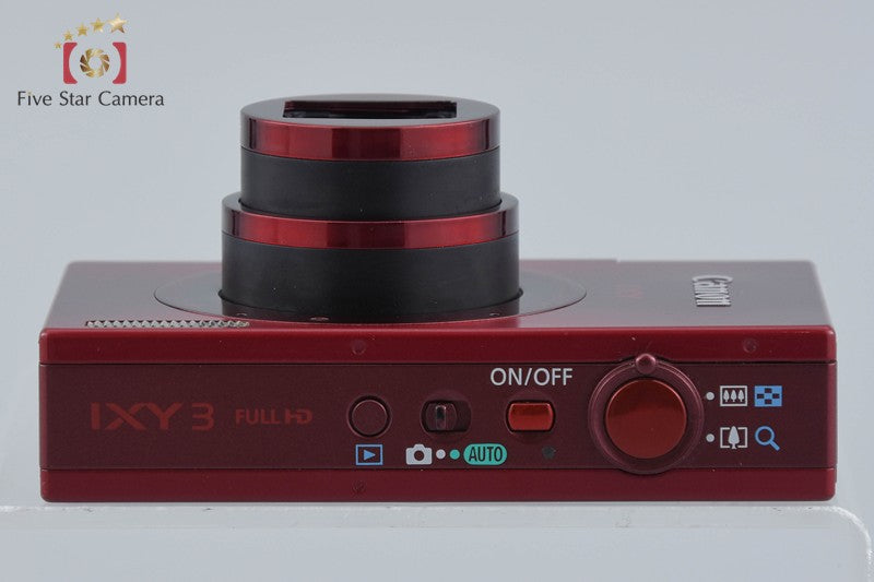 Canon IXY 3 Red 10.1 MP Digital Camera