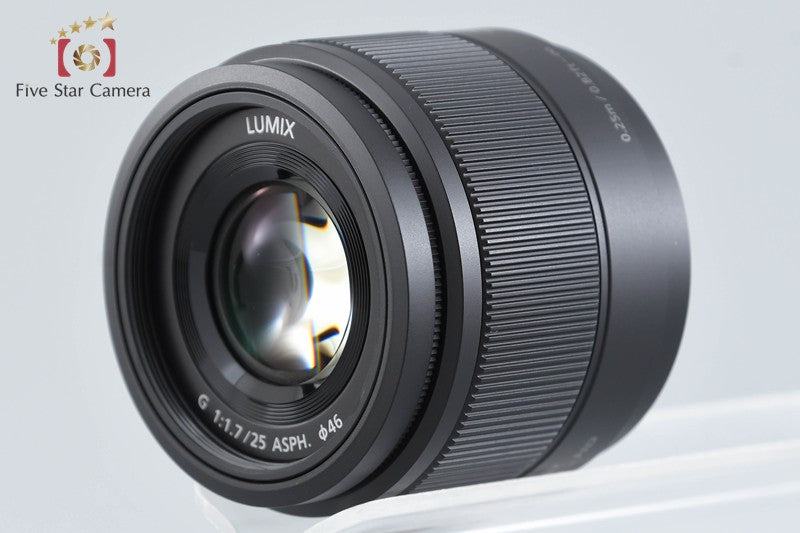 Panasonic LUMIX G 25mm f/1.7 ASPH. H-H025 Black