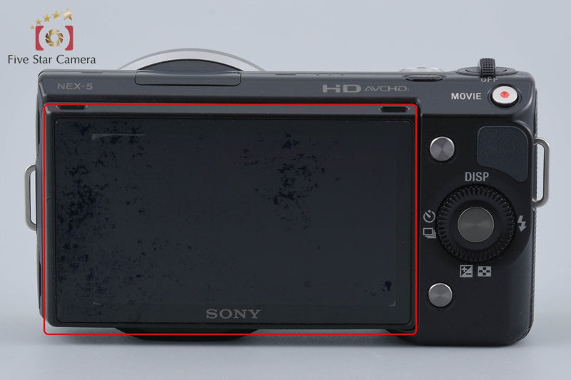 Sony α NEX-5 Black 14.2 MP Digital Camera 18-55 Lens [Japanese Language Only]