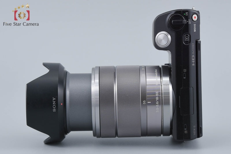Sony α NEX-5 Black 14.2 MP Digital Camera 18-55 Lens [Japanese Language Only]
