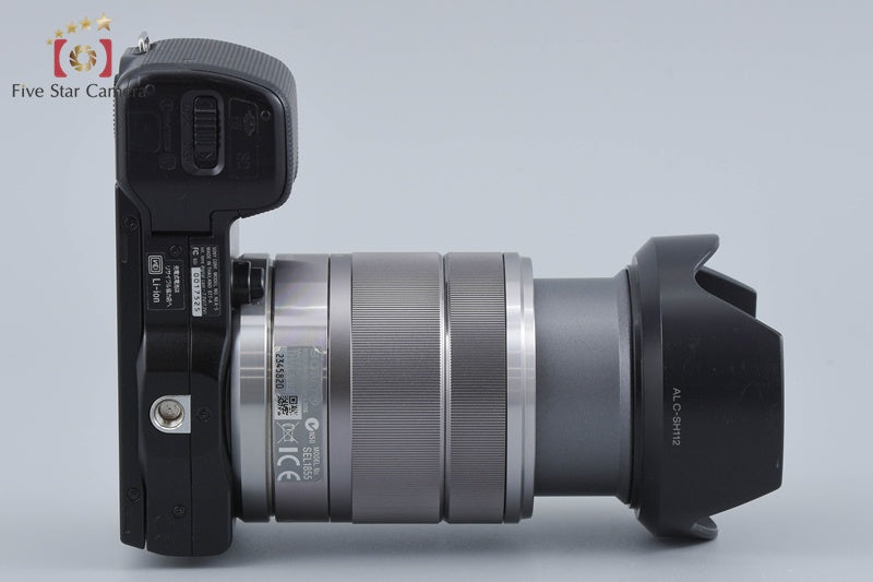 Sony α NEX-5 Black 14.2 MP Digital Camera 18-55 Lens [Japanese Language Only]