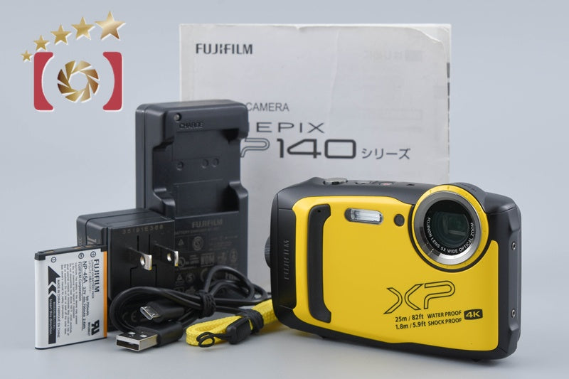 Fujifilm FINEPIX XP140 Yellow 16.4 MP Digital Camera