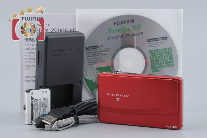 Fujifilm FinePix Z900EXR Red 16.0 MP Digital Camera