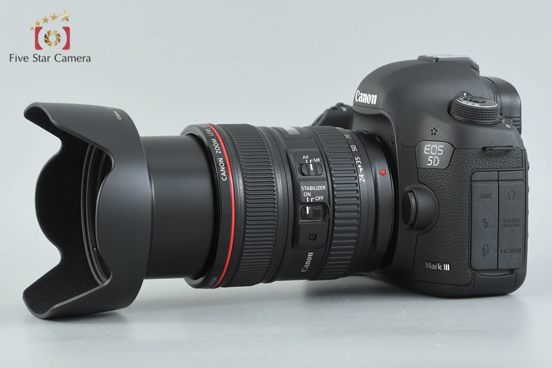 "Count 370" Canon EOS 5D Mark III 22.3 MP DSLR Camera 24-105 Lens