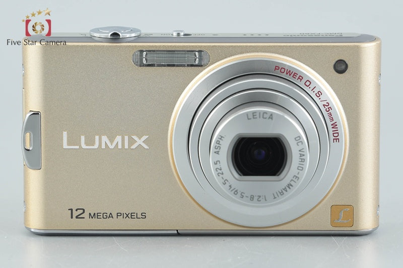 Panasonic LUMIX DMC-FX60 Gold 12.1 MP Digital Camera [Japanese Language Only]