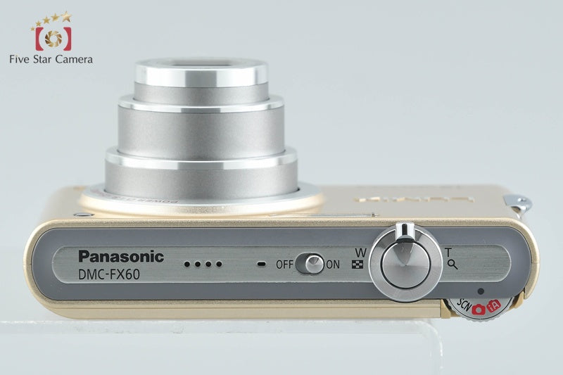 Panasonic LUMIX DMC-FX60 Gold 12.1 MP Digital Camera [Japanese Language Only]