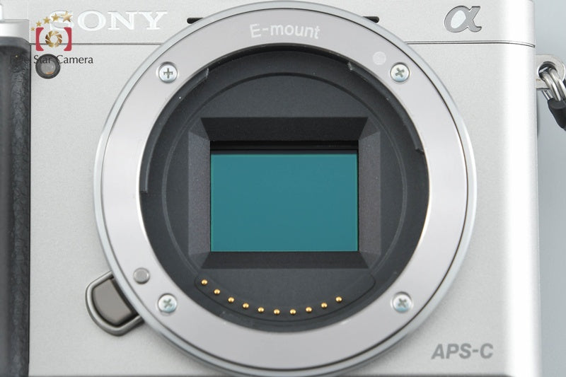Sony α6000 ILCE-6000 Silver 24.3 MP 16-50 55-210 Lenses [Multiple Languages]