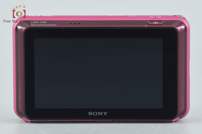 Sony Cyber-Shot DSC-T99 Pink 14.1 MP Digital Camera International Model