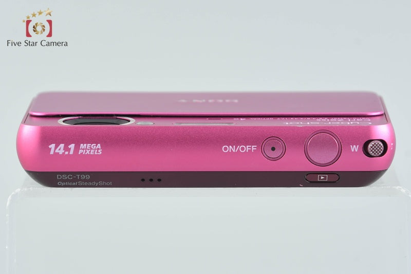 Sony Cyber-Shot DSC-T99 Pink 14.1 MP Digital Camera International Model