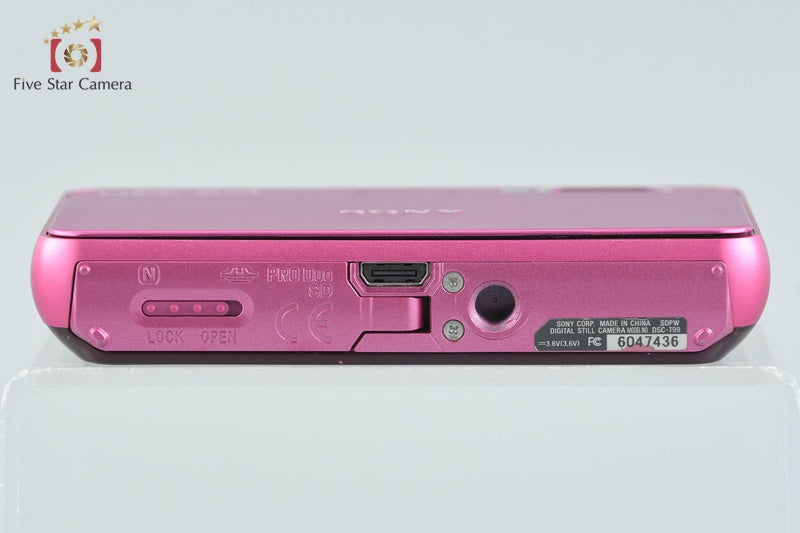 Sony Cyber-Shot DSC-T99 Pink 14.1 MP Digital Camera International Model