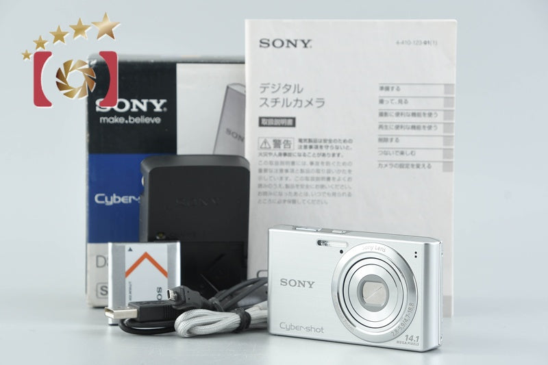 Sony Cyber-Shot DSC-W610 Silver 14.1 MP Digital Camera [Japanese Language Only]