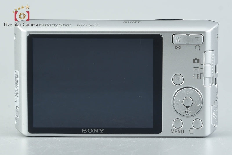 Sony Cyber-Shot DSC-W610 Silver 14.1 MP Digital Camera [Japanese Language Only]