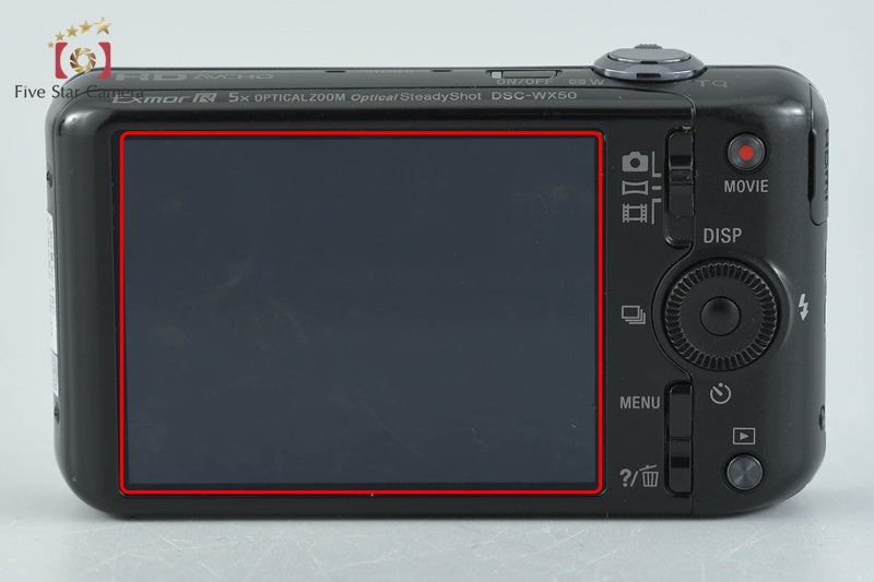 Sony Cyber-Shot DSC-WX50 Black 16.2 MP Digital Camera [Japanese Language Only]