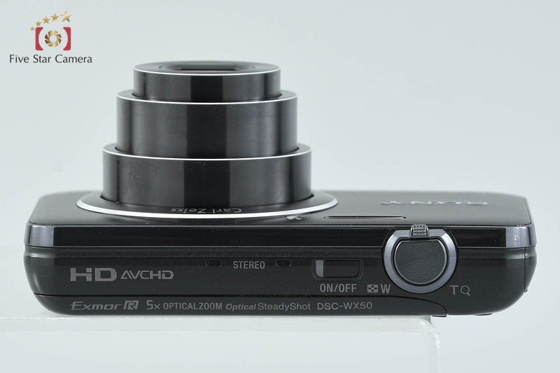 Sony Cyber-Shot DSC-WX50 Black 16.2 MP Digital Camera [Japanese Language Only]