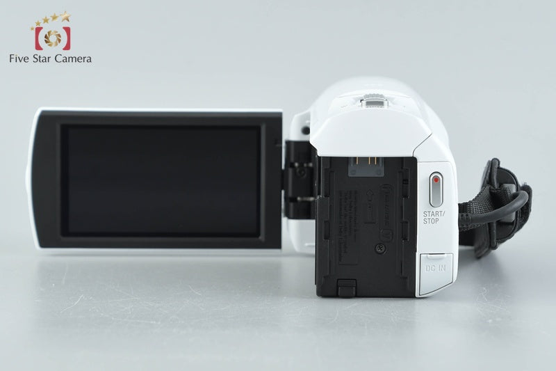 Sony Handycam HDR-CX670 White Digital HD Camcorder w/ Box [Multiple Languages]