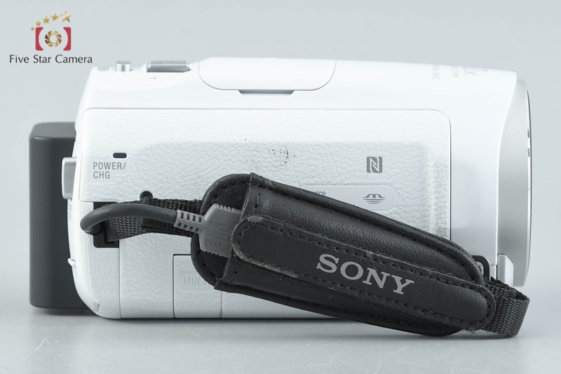 Sony Handycam HDR-CX670 White Digital HD Camcorder w/ Box [Multiple Languages]