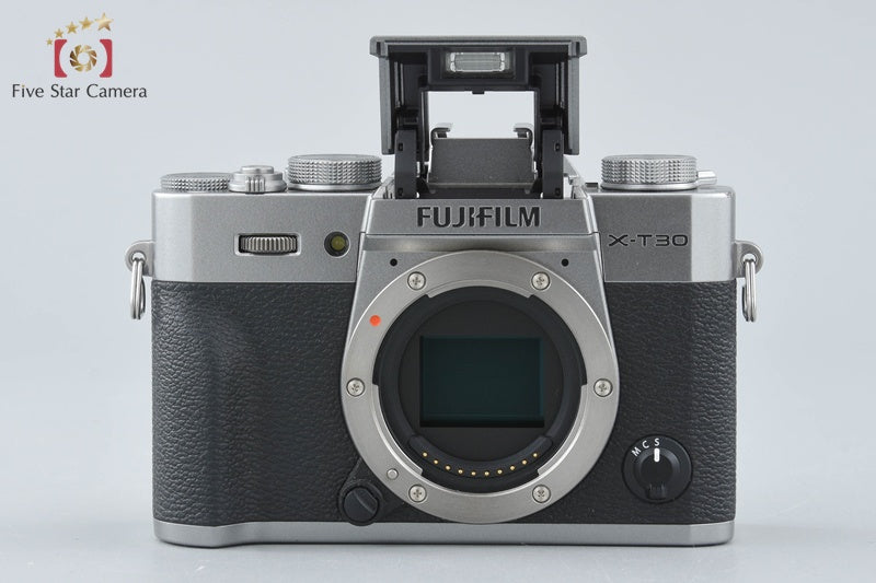 Fujifilm X-T30 Silver 26.1 MP Digital Camera 15-45 50-230 Lenses w/ Box