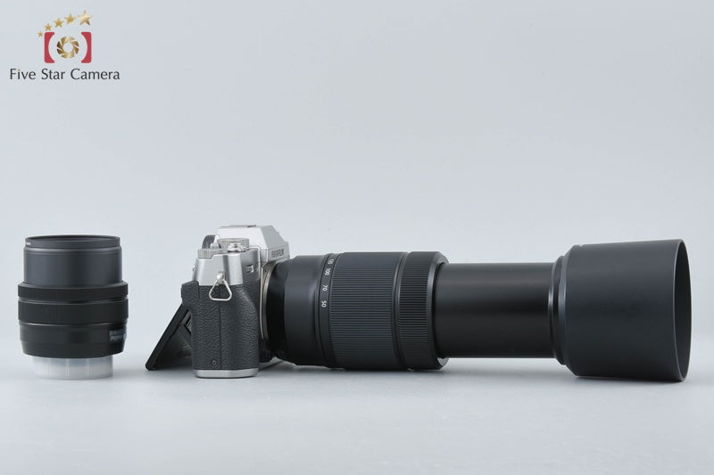 Fujifilm X-T30 Silver 26.1 MP Digital Camera 15-45 50-230 Lenses w/ Box