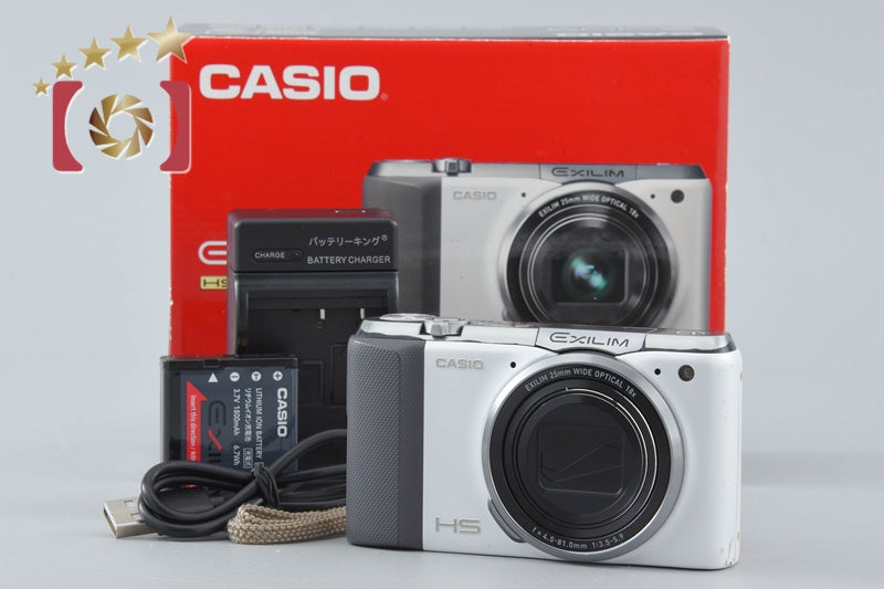 Casio HIGH SPEED EXILIM EX-ZR700 White 16.1 MP Digital Camera w/ Box