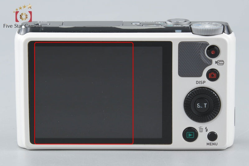 Casio HIGH SPEED EXILIM EX-ZR700 White 16.1 MP Digital Camera w/ Box