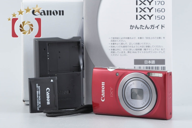Canon IXY 160 Red 20.0 MP Digital Camera w/ Box